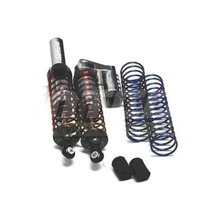 Integy MSR9 Rear Piggyback Shock set for the Traxxas Stampede, Rustler & Slash (Silver)