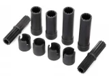 Traxxas TRX-4 Center Splined Front & Rear Half Shafts