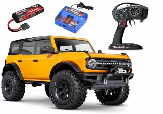 Traxxas TRX-4 2021 Ford Bronco 4WD RTR Crawler Trail Truck w/3s LiPo COMBO