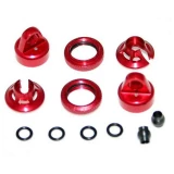 Hot Racing Red Aluminum Shock Upgrade Kit for Traxxas 1/16 GTR Shocks