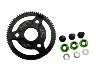 Hot Racing Hardened Steel 75T 48P Spur Gear for Slash 2WD, Stampede 2WD, Rustler, Bandit