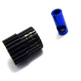 Hot Racing 21-Tooth 48P Nitride Steel Pinion Gear 5mm & 1/8 Shafts