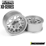Incision KMC 1.9-Inch XD820 Grenade Clear Anodized Wheels