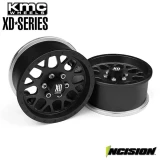 Incision KMC 1.9-Inch XD820 Grenade Black Anodized Wheels