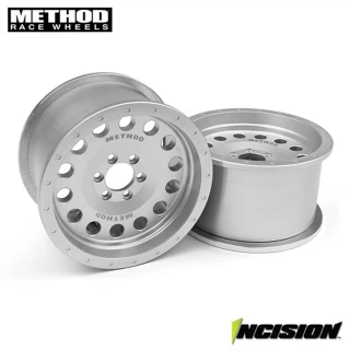 Incision Method 2.2-Inch MR307 Clear Anodized Wheels