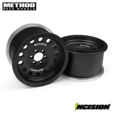 Incision Method 2.2-Inch MR307 Black Anodized Wheels