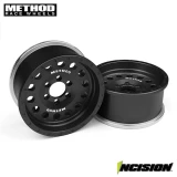 Incision Method 1.9-Inch MR307 Black Anodized Wheels