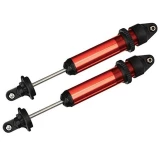 Traxxas X-Maxx Red GTX Aluminum Shocks (fully assembled w/o springs) (2)