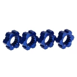 Traxxas X-Maxx Blue Aluminum Hex Wheel Hubs (4)