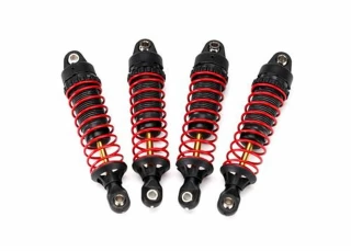 Traxxas Shocks, GTR hard-anodized, PTFE-coated aluminum bodies with TiN shafts (fully assembled w/ springs) (4)