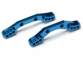 Traxxas Shock towers, front & rear, 6061-T6 aluminum (blue-anodized)