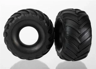 Traxxas Tires, dual profile (1.5' outer and 2.2' inner) (left and right)