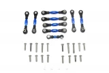 GPM Blue Complete Aluminum Tie Rod & Steering Link Set for 4-Tec 2.0