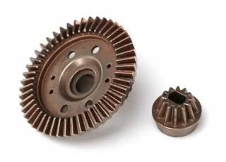 Traxxas Ring gear, differential/ pinion gear, differential (12/47 ratio) (rear)