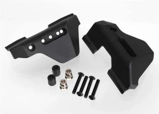 Traxxas Suspension arm guards, rear (2)/ guard spacers (2)/ hollow balls (2)/ 3X16mm BCS (8)