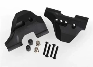 Traxxas Suspension arm guards, front (2)/ guard spacers (2)/ hollow balls (2)/ 3X16mm BCS (8)