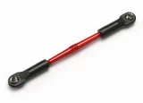 Traxxas Jato 61mm Red Aluminum Turnbuckle Front Toe Link w/Rod Ends & Hollow Balls