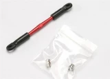 Traxxas Jato 58mm Red Aluminum Turnbuckle Camber Link w/Rod Ends & Hollow Balls