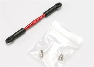 Traxxas Jato 58mm Red Aluminum Turnbuckle Camber Link w/Rod Ends & Hollow Balls