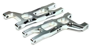 Integy Aluminum Front Lower Arms (Silver): Stampede, Rustler, Slash