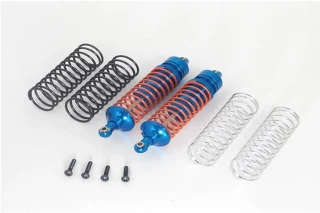 GPM Blue Aluminum Rear Shocks for 4x4 Slash Rustler Stampede