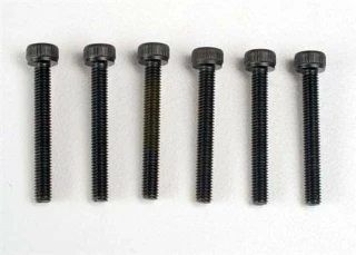 Traxxas 3x23mm Hex Head Cap Screws (6)