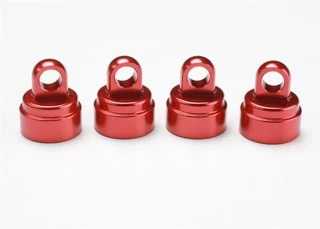 Traxxas Red Aluminum Ultra Shock Cap Set