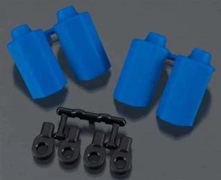 RPM Blue Shock Shaft Guards for 1/10 Traxxas, Durango DEX210, DEX410, DEST210