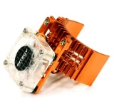 Integy Motor Heatsink Fan (Orange) for Slash, Stampede, Rustler, & Bandit