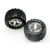 Traxxas Front Tire & Wheels (2) Nitro Stampede or Nitro Rustler