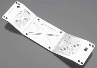 Integy Aluminum Center Skid Plate for T-Maxx 3.3 (Silver)