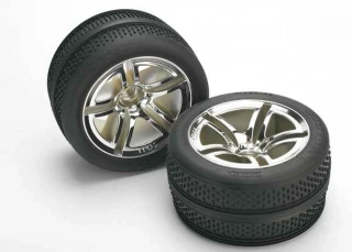 Assembled/Glued Front Tires & Wheels (2): Jato