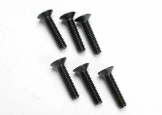 Traxxas 4x18 Countersunk Machine Screws (6): Jato