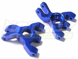 Integy Aluminum Rear Hub/Stub Axle Carriers (Blue): Jato 2.5 & 3.3