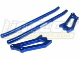 Integy Aluminum Rear Bumper Set (Blue): T-Maxx .15, 2.5, 3.3, & E-Maxx