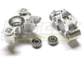 Integy Aluminum Steering Blocks (Silver): Revo 3.3, E-Revo, Summit, Slayer