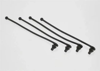 Traxxas Black Body Clip Retainers (4)