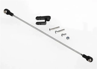 Traxxas Spartan Rudder Pushrod, Servo Horn & Hardware