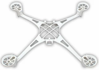 Traxxas Main frame (white)/ 1.6x5mm BCS (self-tapping) (4)