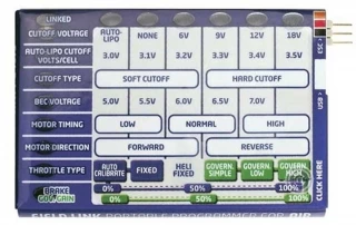 Castle Creations Quick Field Air Heli ESC Programmer Card