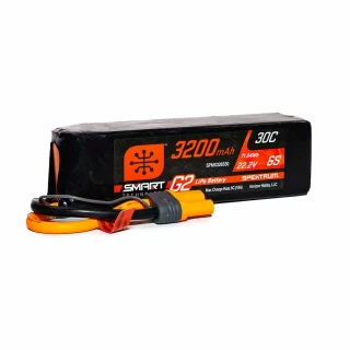 Spektrum 3200mAh 6S 22.2V 30C Smart G2 LiPo w/IC5