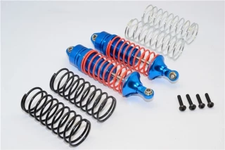 GPM Blue Aluminum Front Shocks for 4x4 Slash Rustler Stampede