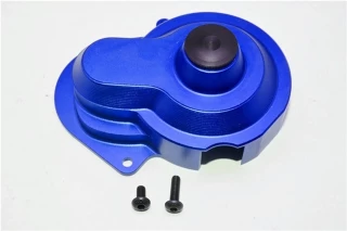 GPM Blue Aluminum Transmission Cover for 2WD Stampede Rustler Slash Bandit