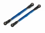 Traxxas Maxx TUBES Blue 6061-T6 Aluminum Toe Links for use with #8995 WideMaxx Suspension Kit