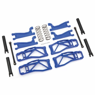 Traxxas Maxx 4S Blue WideMaxx Suspension Kit  - Includes Front & Rear Suspension Arms, Front Toe Links, Rear Shock Springs