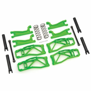 Traxxas Maxx 4S Green WideMaxx Suspension Kit  - Includes Front & Rear Suspension Arms, Front Toe Links, Rear Shock Springs