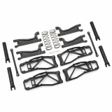 Traxxas Maxx 4S Black WideMaxx Suspension Kit  - Includes Front & Rear Suspension Arms, Front Toe Links, Rear Shock Springs