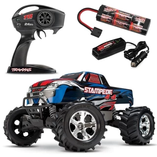 Traxxas Stampede 4X4 XL-5 RTR RC Truck w/Quick Charger