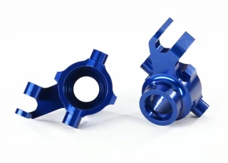 Traxxas Maxx Blue 6061-T6 Aluminum Steering Blocks