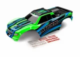 Traxxas Maxx Green Painted Complete Body w/Decals